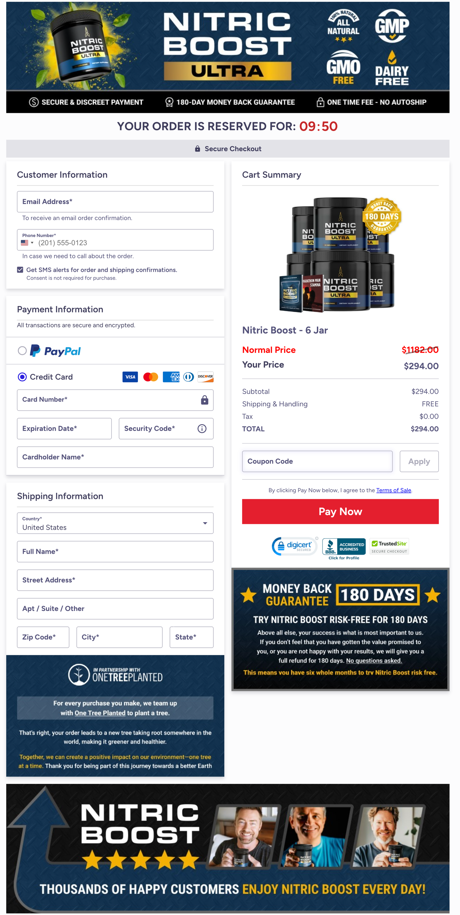 Nitric Boost Ultra Official Website Secure Order Page